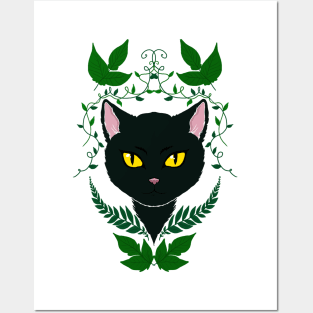 Cat-tee #2 (Ivy) Posters and Art